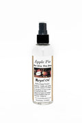 Body spray bottle labeled 'Apple Pie' by Royal Oil on a white background