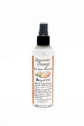 Bottle of Spearmint Orange body spray with a white background