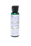 Bottle of Royal Oil Lemon Cucumber on a white background