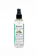 Bottle of Gardenia Royal Oil with a green label on a white background
