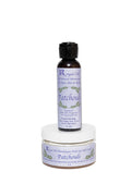 Two bottles of Royal Oil Patchouli product on a white background