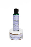 Bottle and jar of Lemon Cucumber product by Royal Oil on a white background
