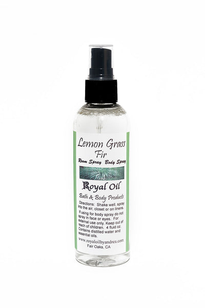 Room, Linen, and Body Spray Lemon Grass Fir